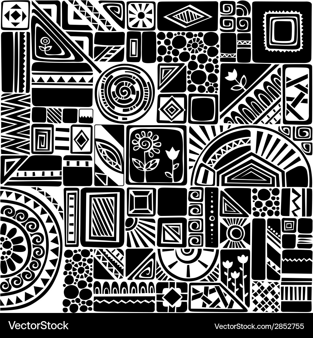 Abstract seamless pattern vector image