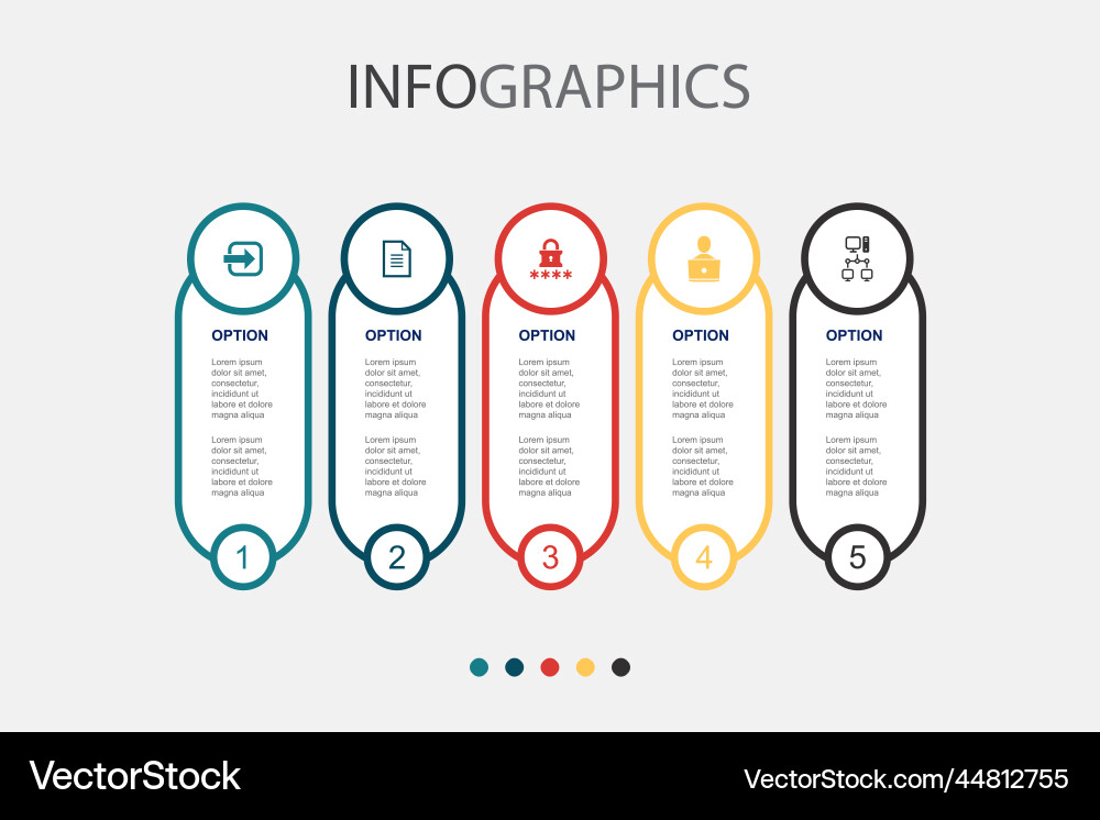 Access document password user intranet icons vector image
