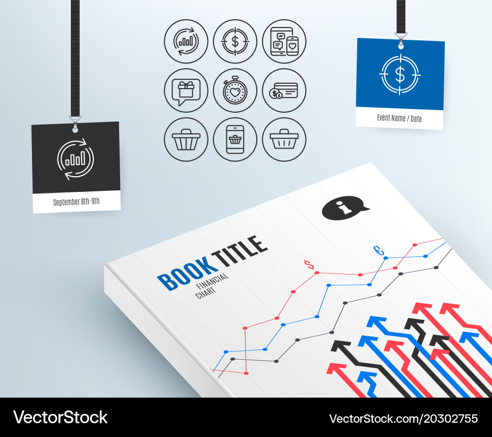 Dollar target payment method and update data Vector Image