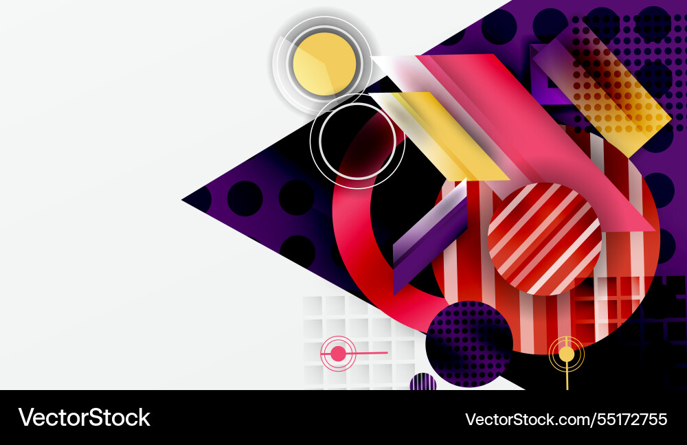 Dynamic complex geometric abstract background Dynamic complex geometric abstract background vector image