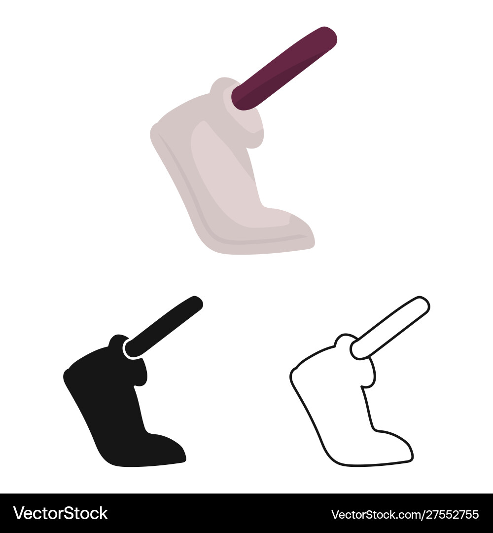 Isolated object leg and foot sign web element vector image