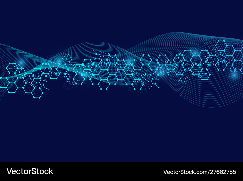 Science network pattern connecting lines and dots Science network pattern connecting lines and dots vector image