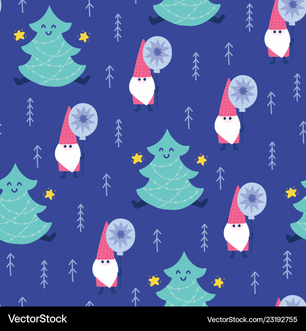 Seamless christmas pattern Seamless christmas pattern vector image