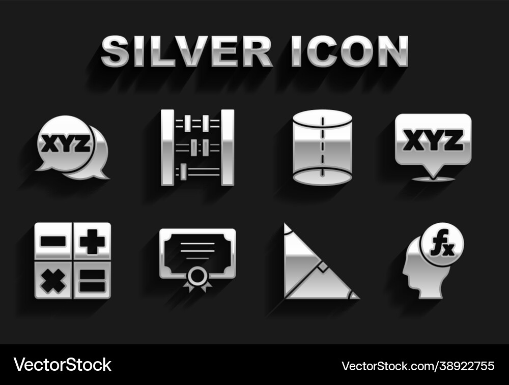 Set certificate template xyz coordinate system Set certificate template xyz coordinate system vector image
