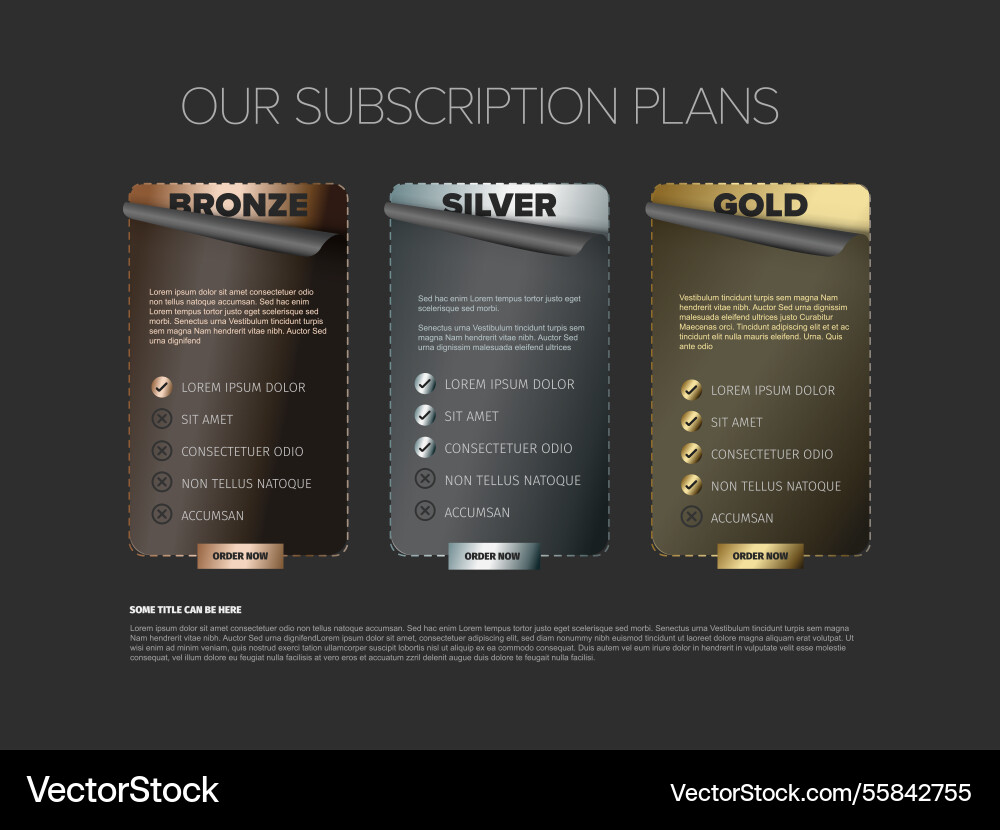 Subscription plans Vector Images & Graphics for Commercial Use ...