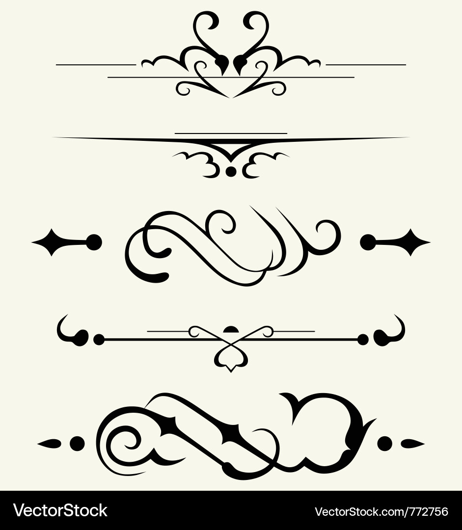Calligraphy vector image