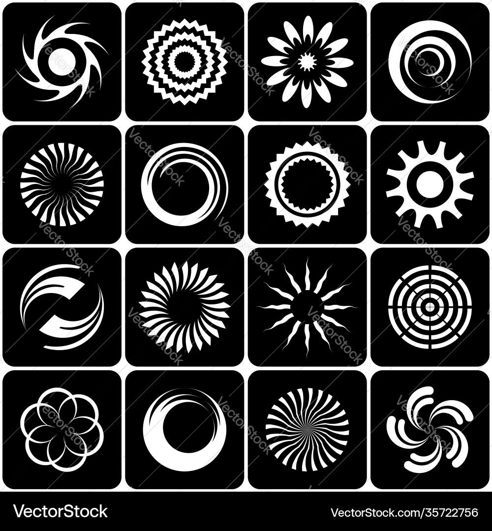 Design elements set Design elements set vector image