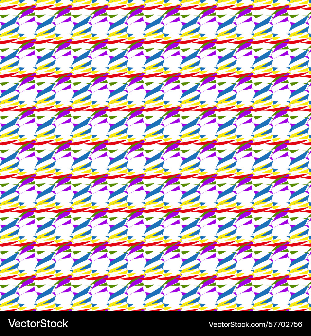 Diagonal stripe pattern repeating rainbow vector image