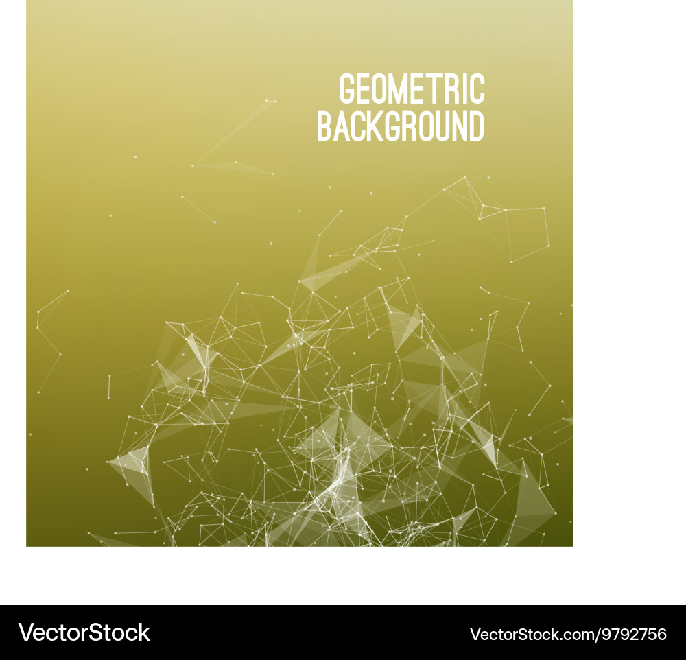 Dynamic Mesh Geometric Background vector image