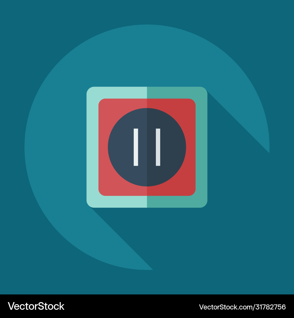 Flat modern design with shadow icons socket Flat modern design with shadow icons socket vector image