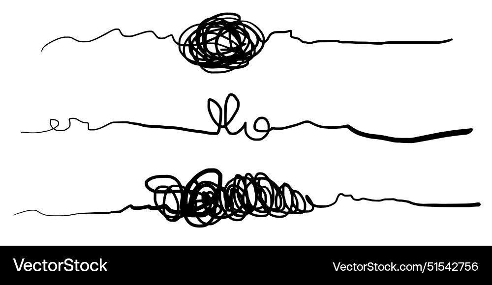 Hand drawn scribble sketch circle object tangled Hand drawn scribble sketch circle object tangled vector image