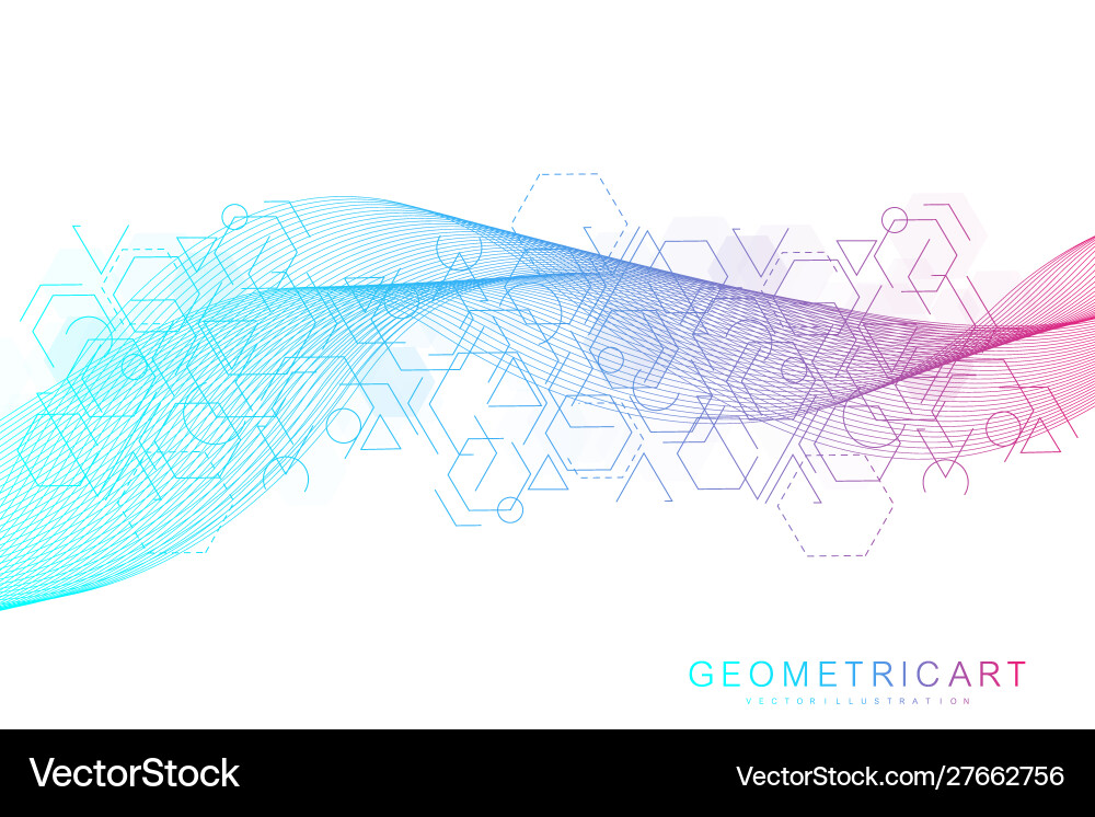 Science network pattern connecting lines and dots Science network pattern connecting lines and dots vector image