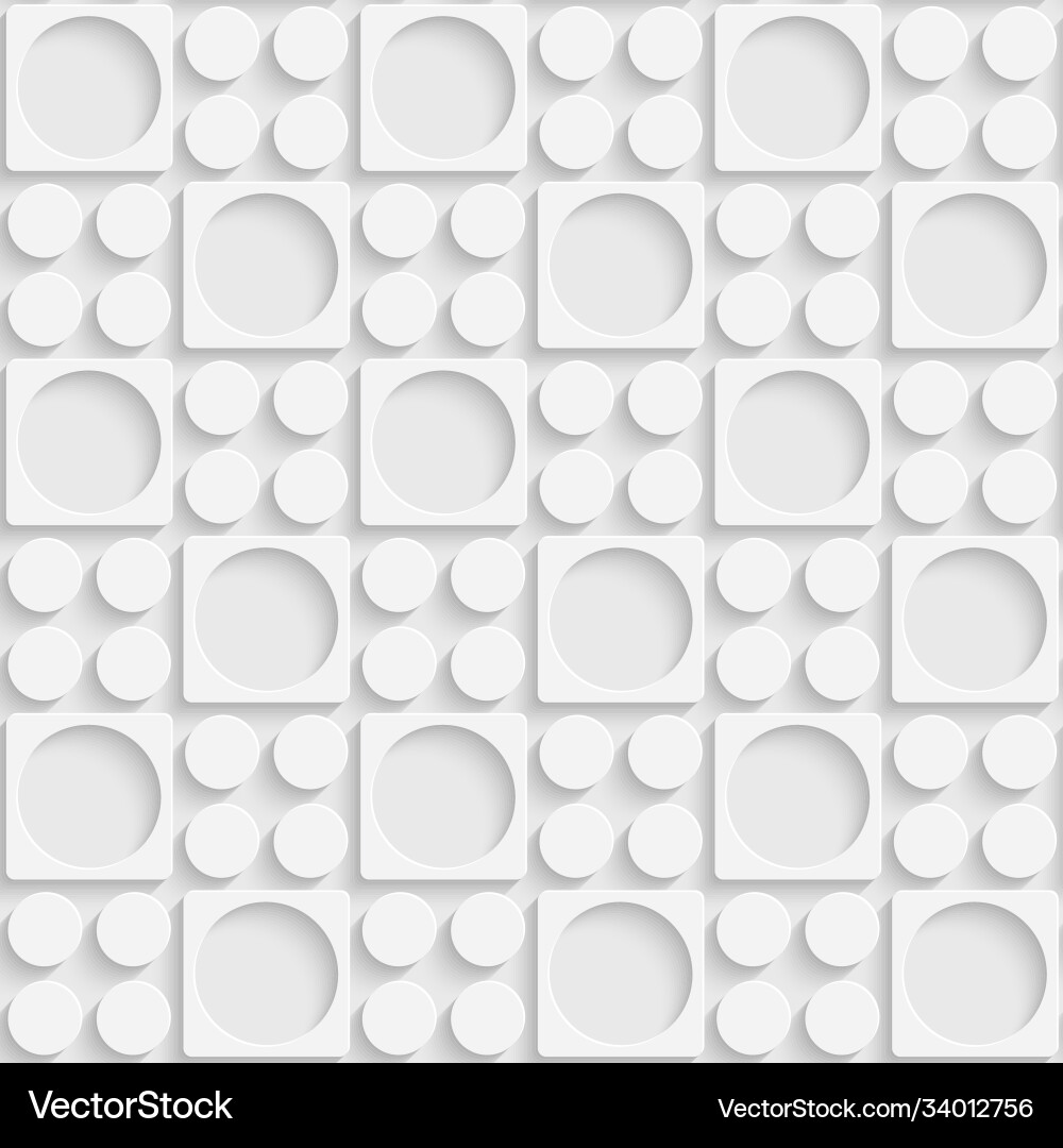 Seamless square and circle pattern Seamless square and circle pattern vector image
