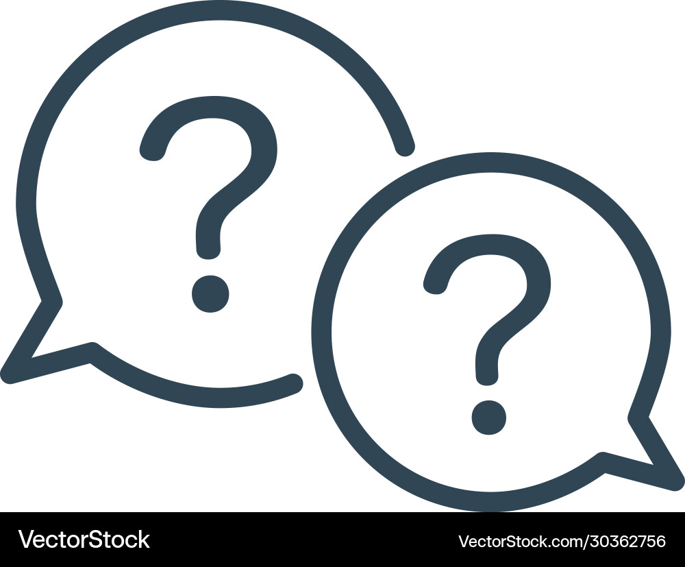Two linear chat speech message bubbles Two linear chat speech message bubbles vector image