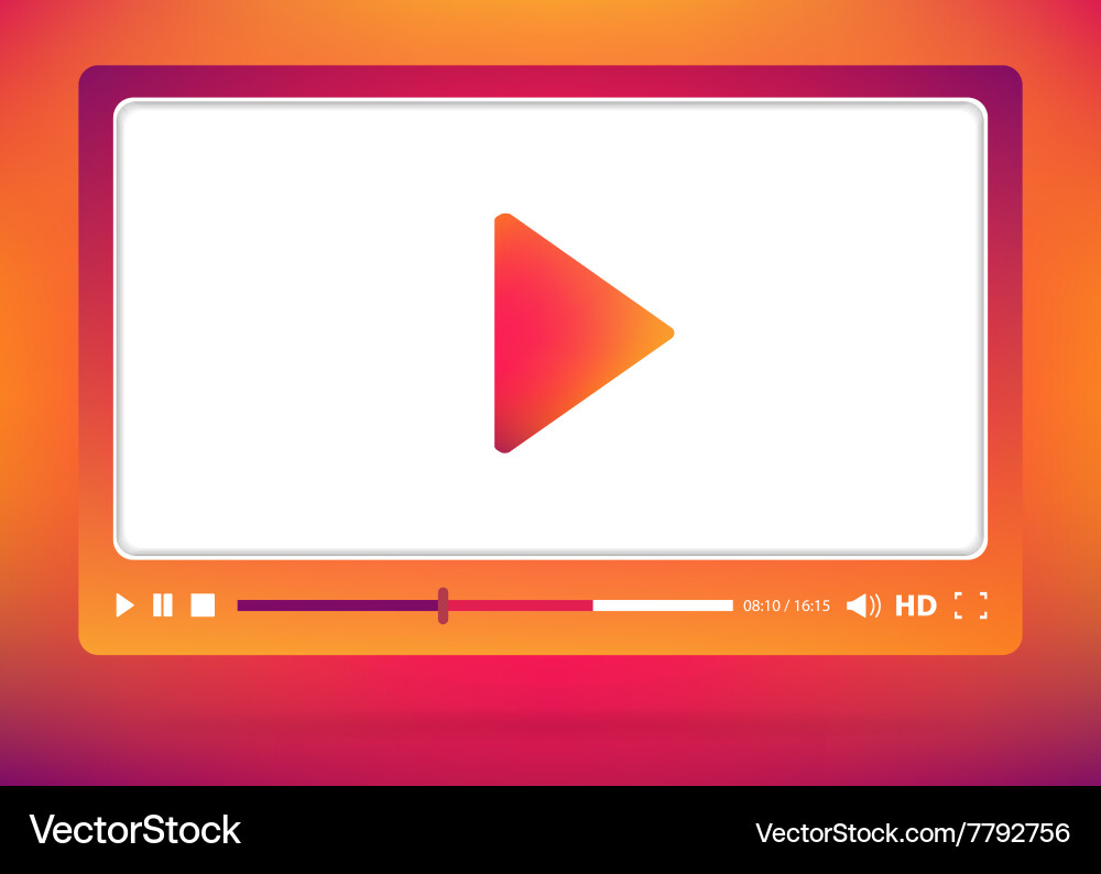 Web interface Vector Image