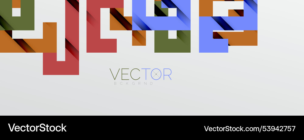 Color bend lines with shadow texture effect Vector Image