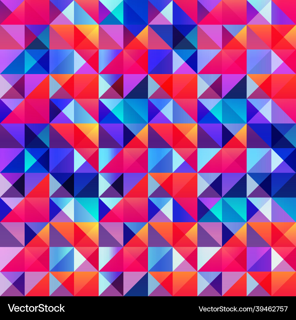 Geometric Triangle Pattern Vector Image