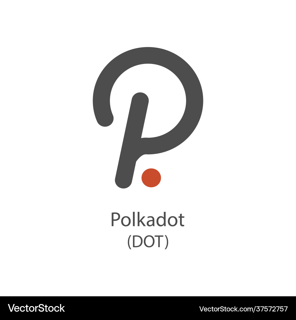 Polkadot decentralized blockchain internet-of – Royalty-Free Vector |  VectorStock