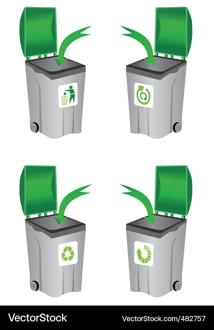Recycle bin Vector Image