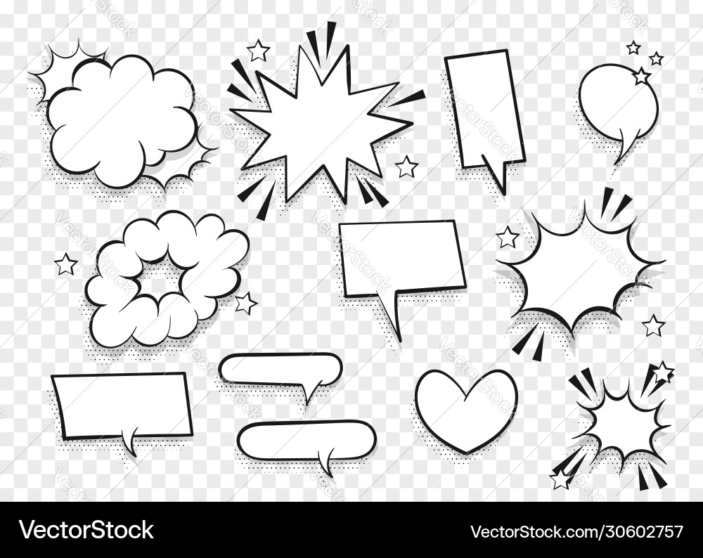 Sprachblase für Comic Text isoliert Hintergrund Sprachblase für Comic Text isoliert Hintergrund vektorbild