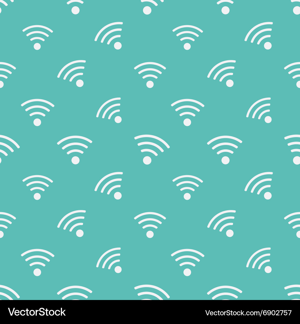 Wifi Icon Pattern Vector Image