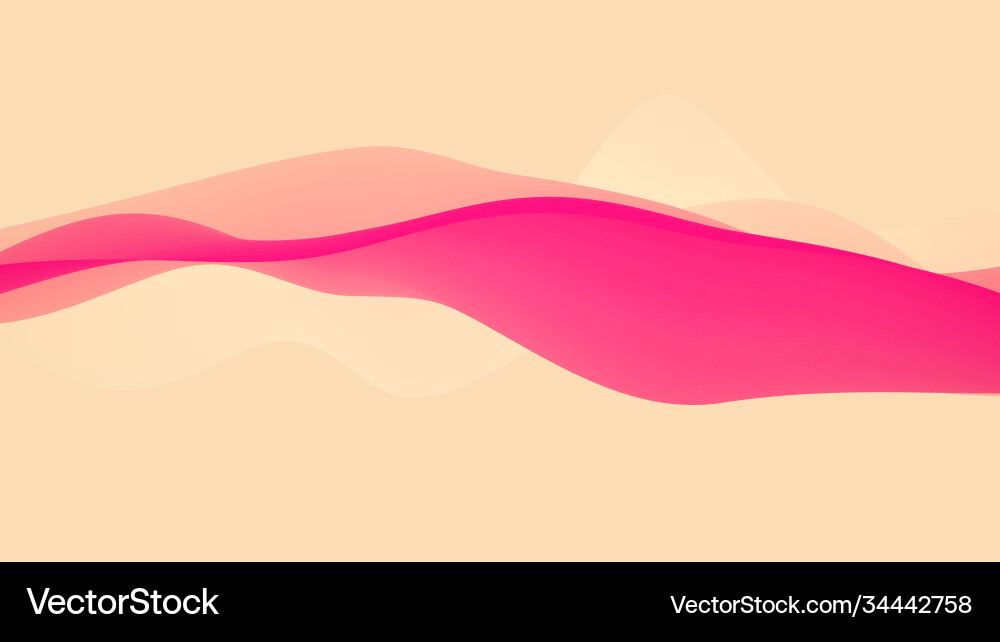 Abstract background waves dynamic Vector Image
