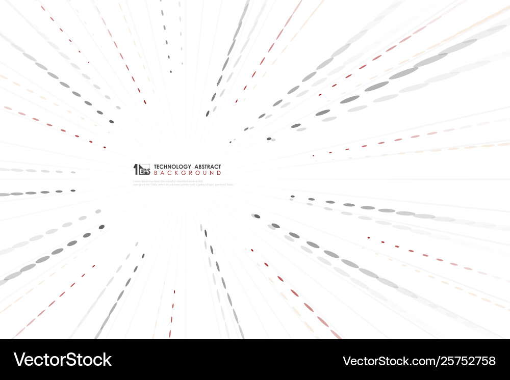 Abstract dots technology radiance pattern line Vector Image