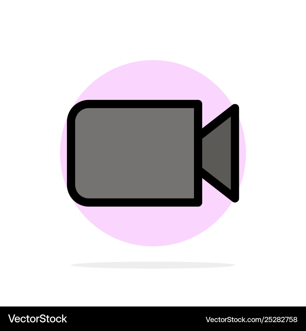 Camera image basic ui abstract circle background Vector Image