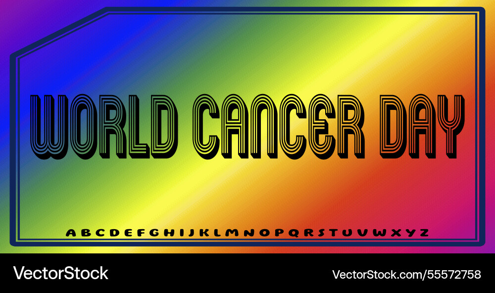 Text effects with editable colors and abstract Vector Image