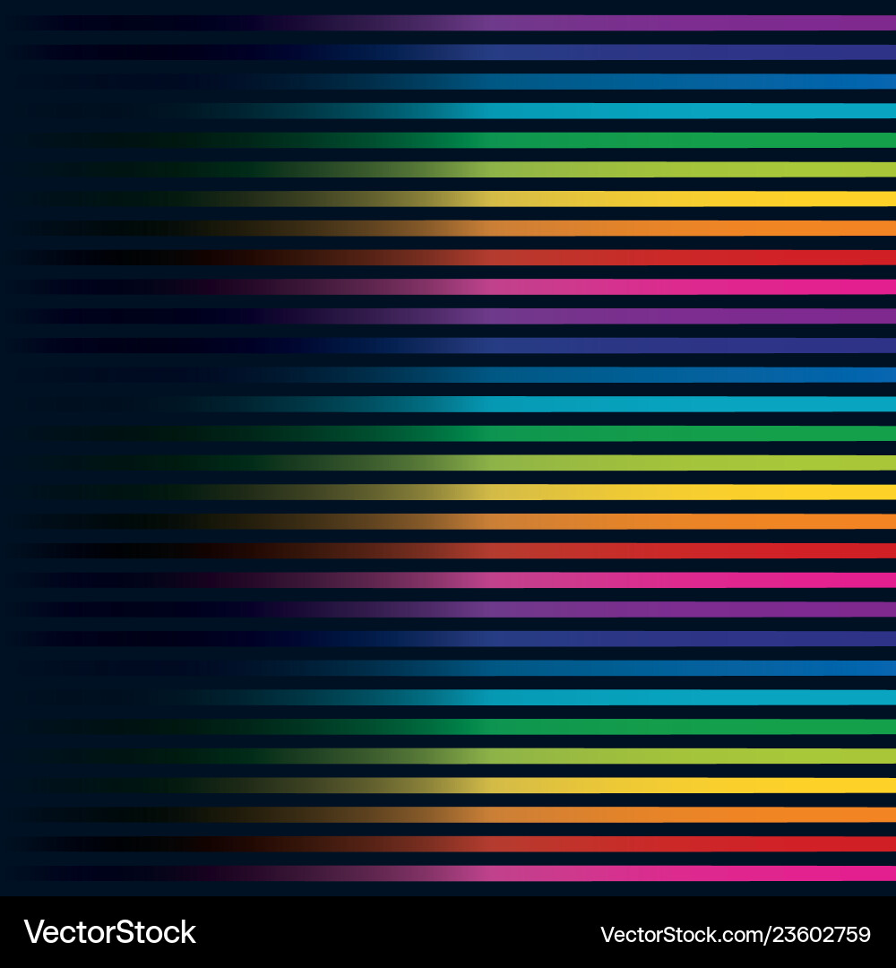 Multicolored lines colorful horizontal Multicolored lines colorful horizontal vector image