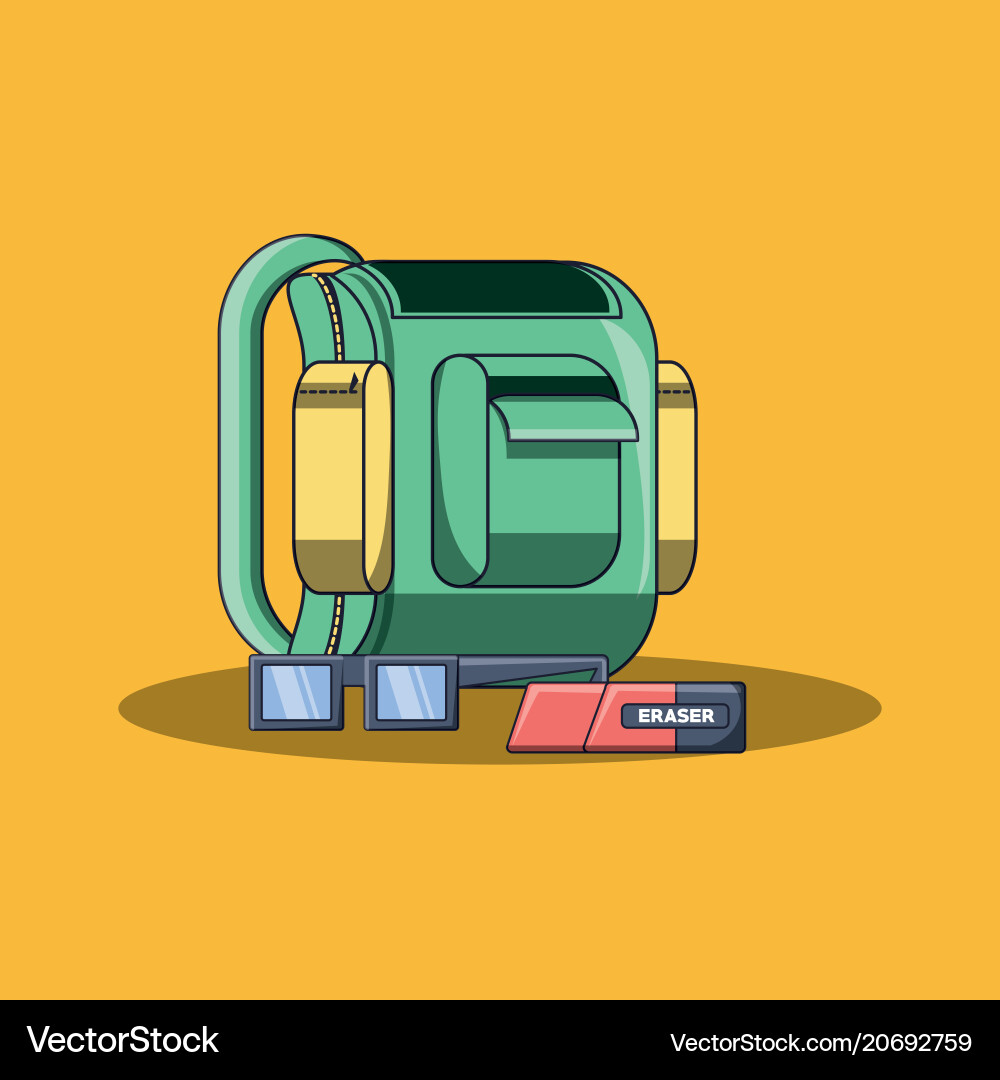 School objects design vector image