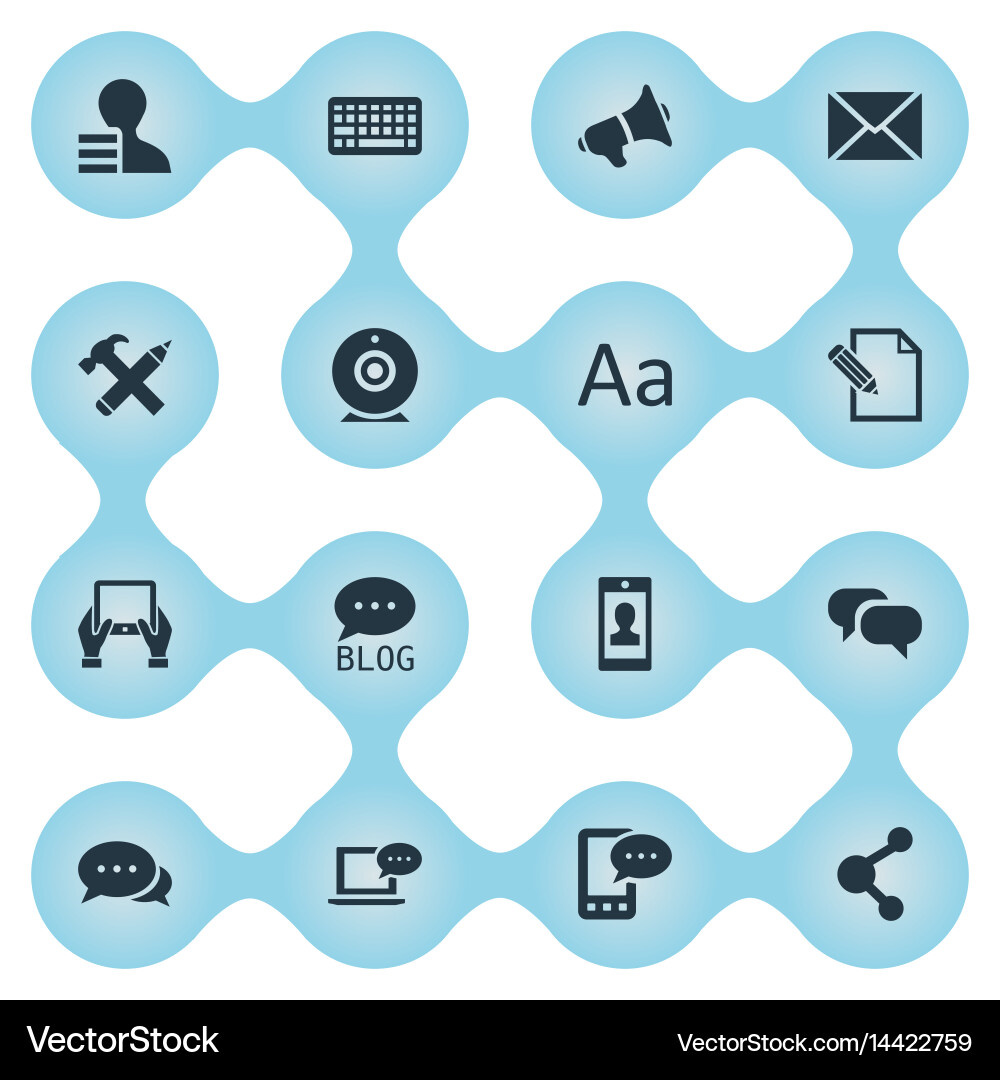 Set of simple user icons Vector Image