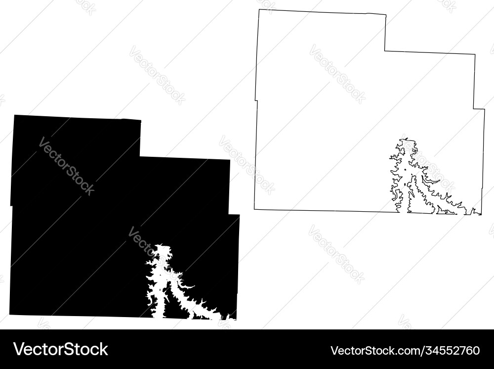 Cedar county missouri us united states Cedar county missouri us united states vector image