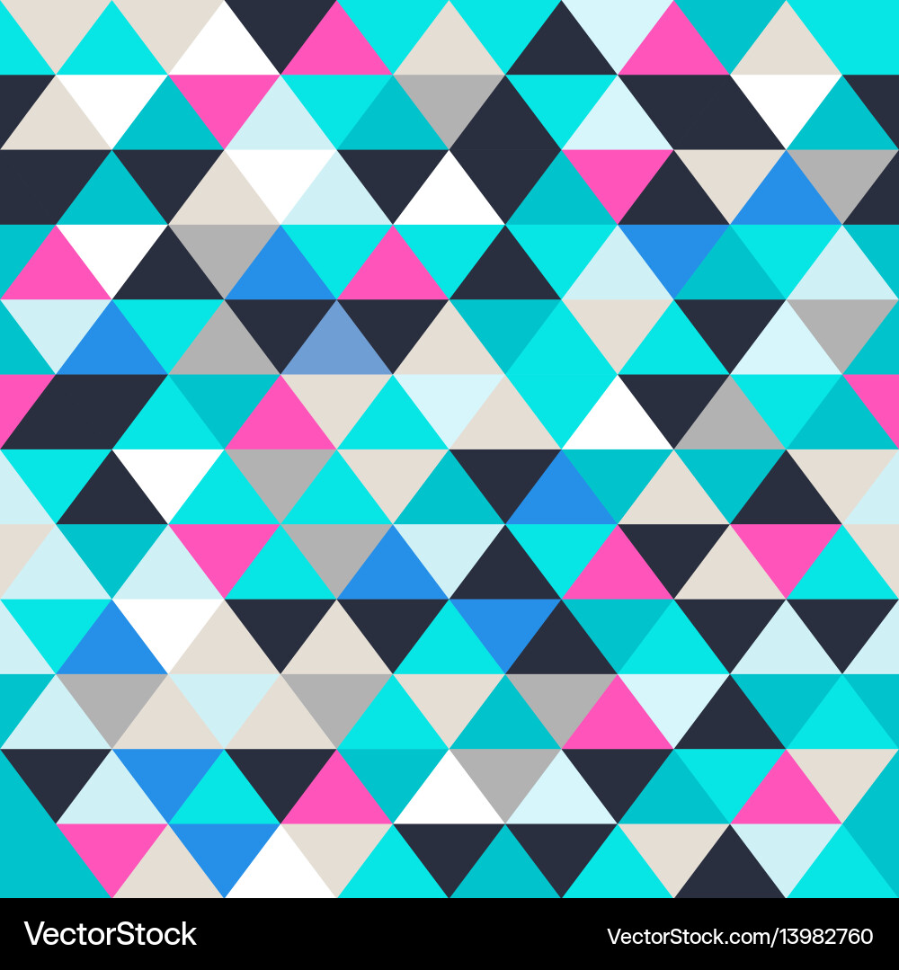 Geometric Triangle Pattern vector image