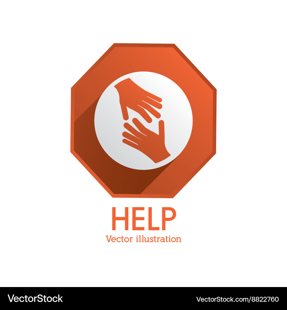 Help design question mark icon flat vector image