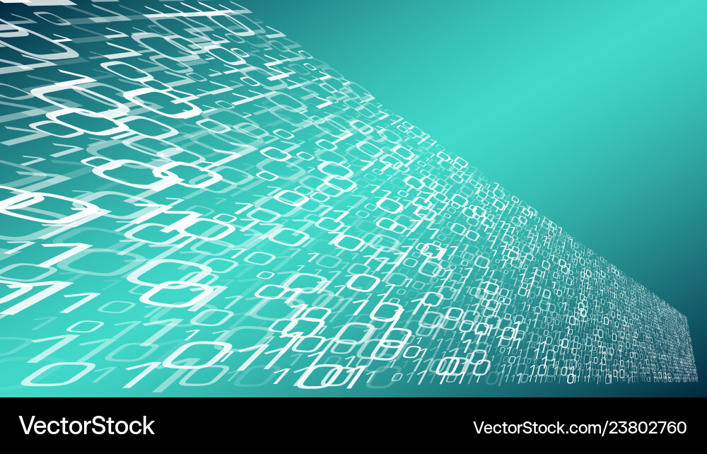 Machine learning concept cloud computing numbers Machine learning concept cloud computing numbers vector image