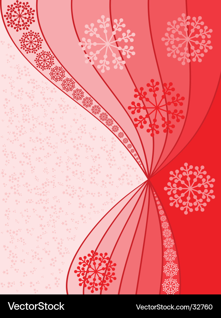 Winter Snowflake Pattern vector image