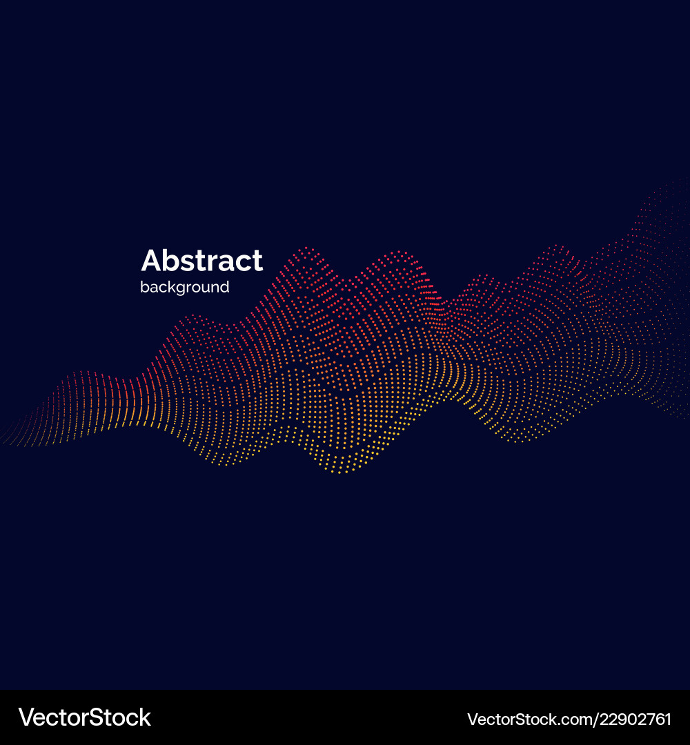 Abstract background with a colored dynamic Vector Image