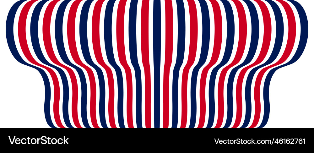 Abstract lines in 3d dimensional perspective Vector Image