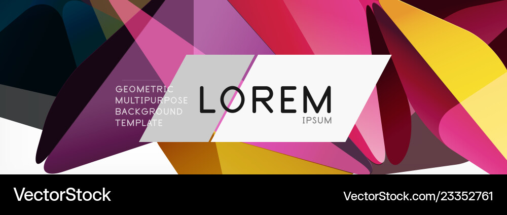 Abstract Triangle Backdrop Vector Image