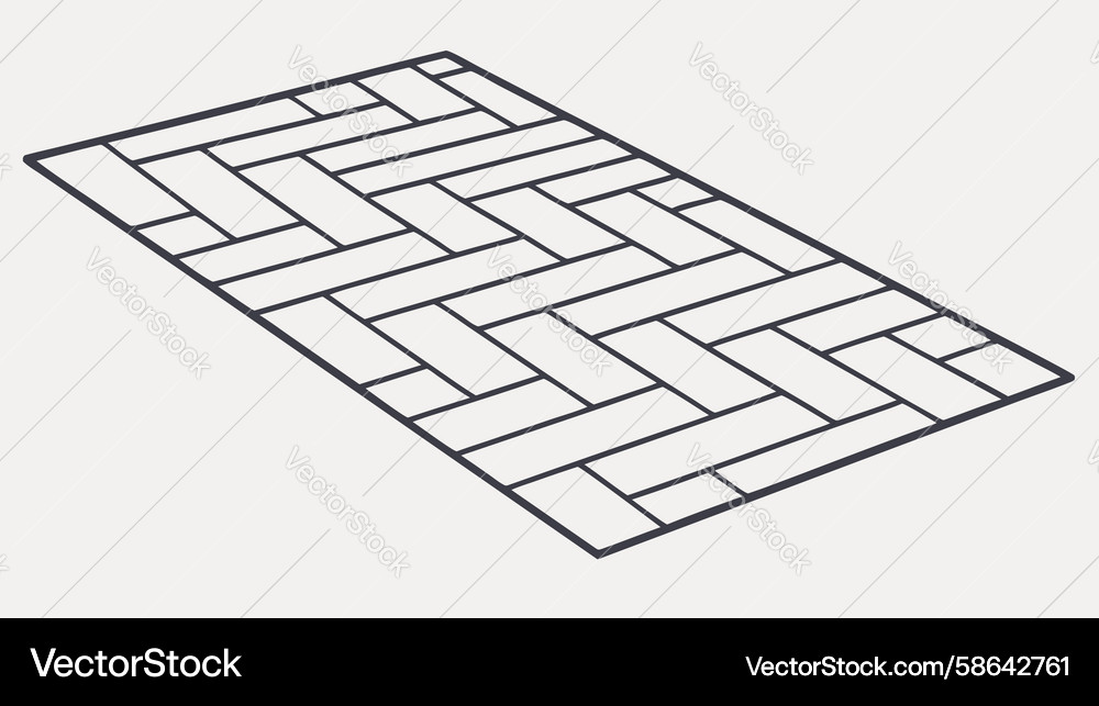 Diagonal Paving Pattern Vector Image