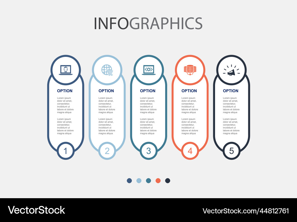 E-business e-commerce web development data vector image