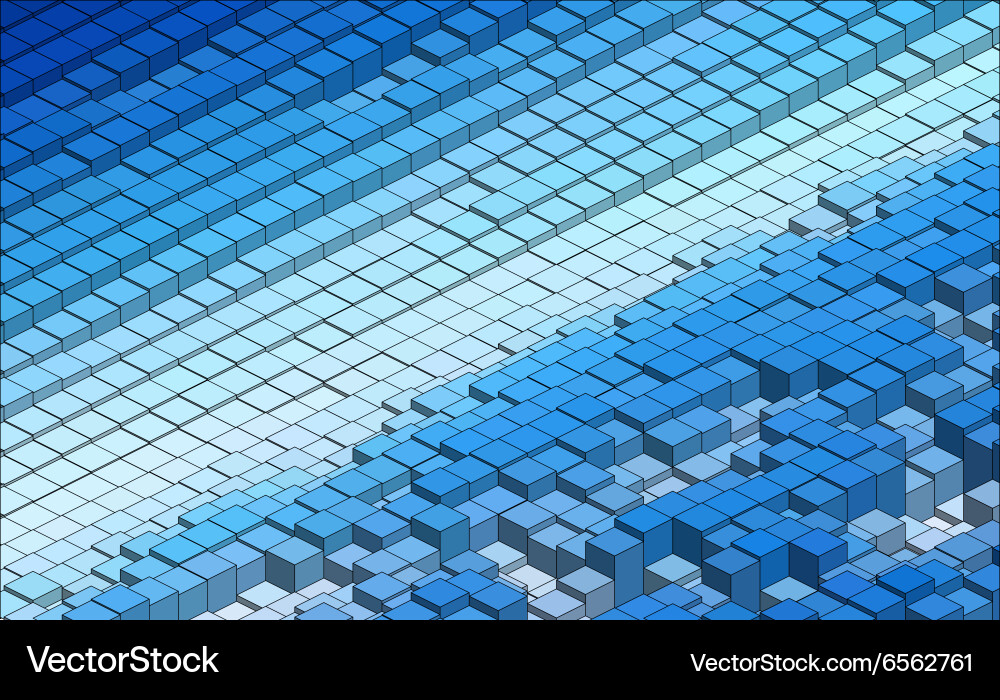 Isometric graph vector image