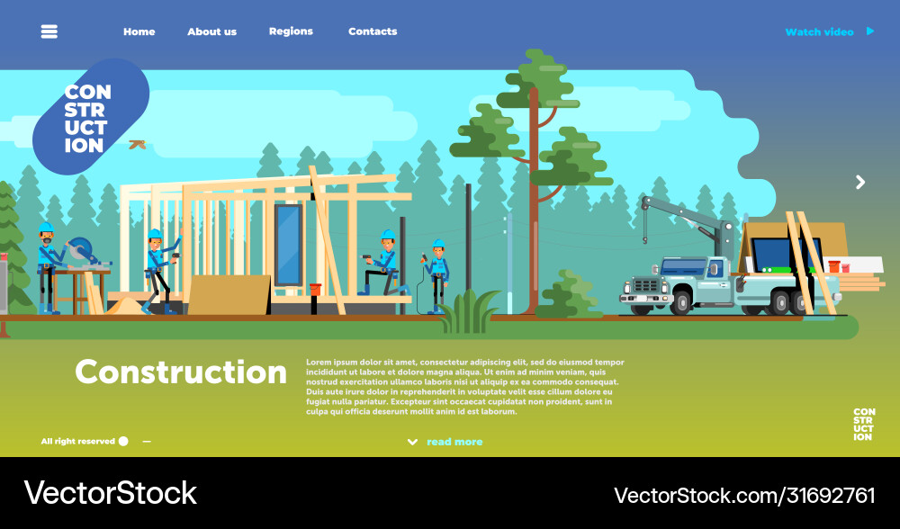 Mobile and desktop website template interface Mobile and desktop website template interface vector image