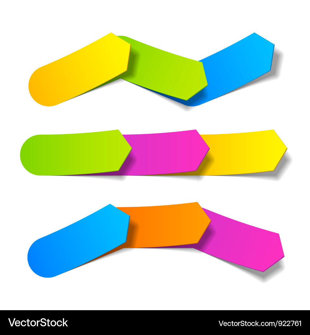 Process Flow Chart Elements vector image