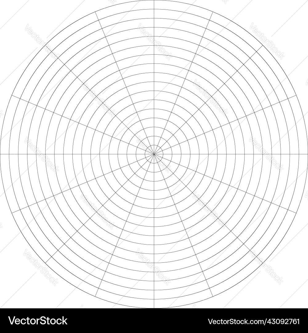 Radial radiating concentric lines circle shape Vector Image