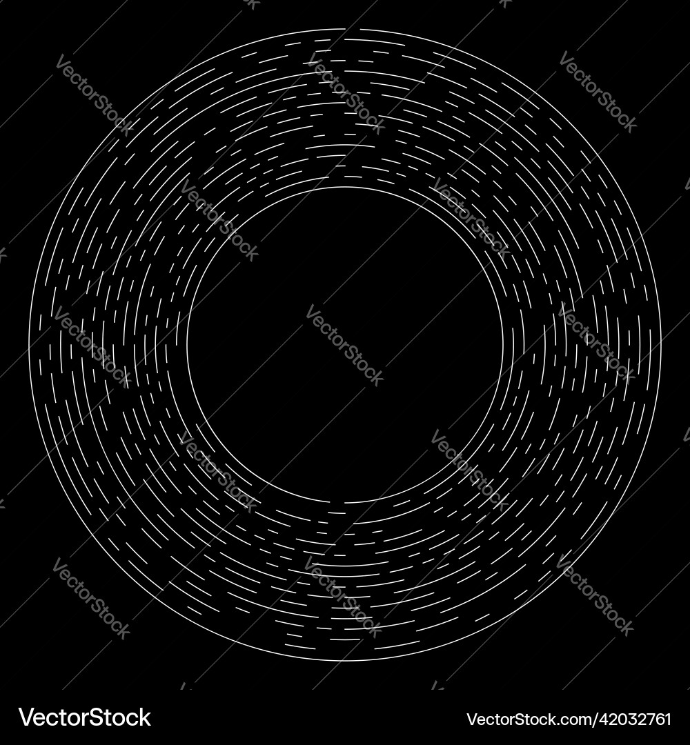 Random radial circular lines abstract geometric Random radial circular lines abstract geometric vector image