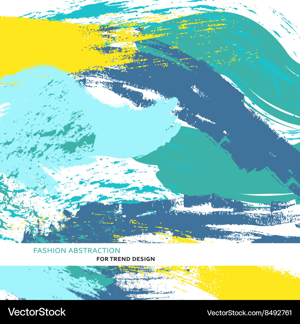 Texture painted by hand abstraction for design vector image