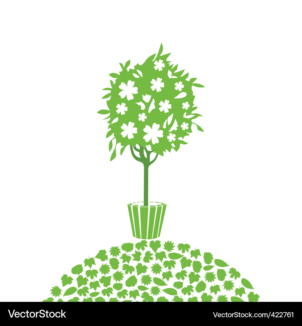 Tree5 vector image