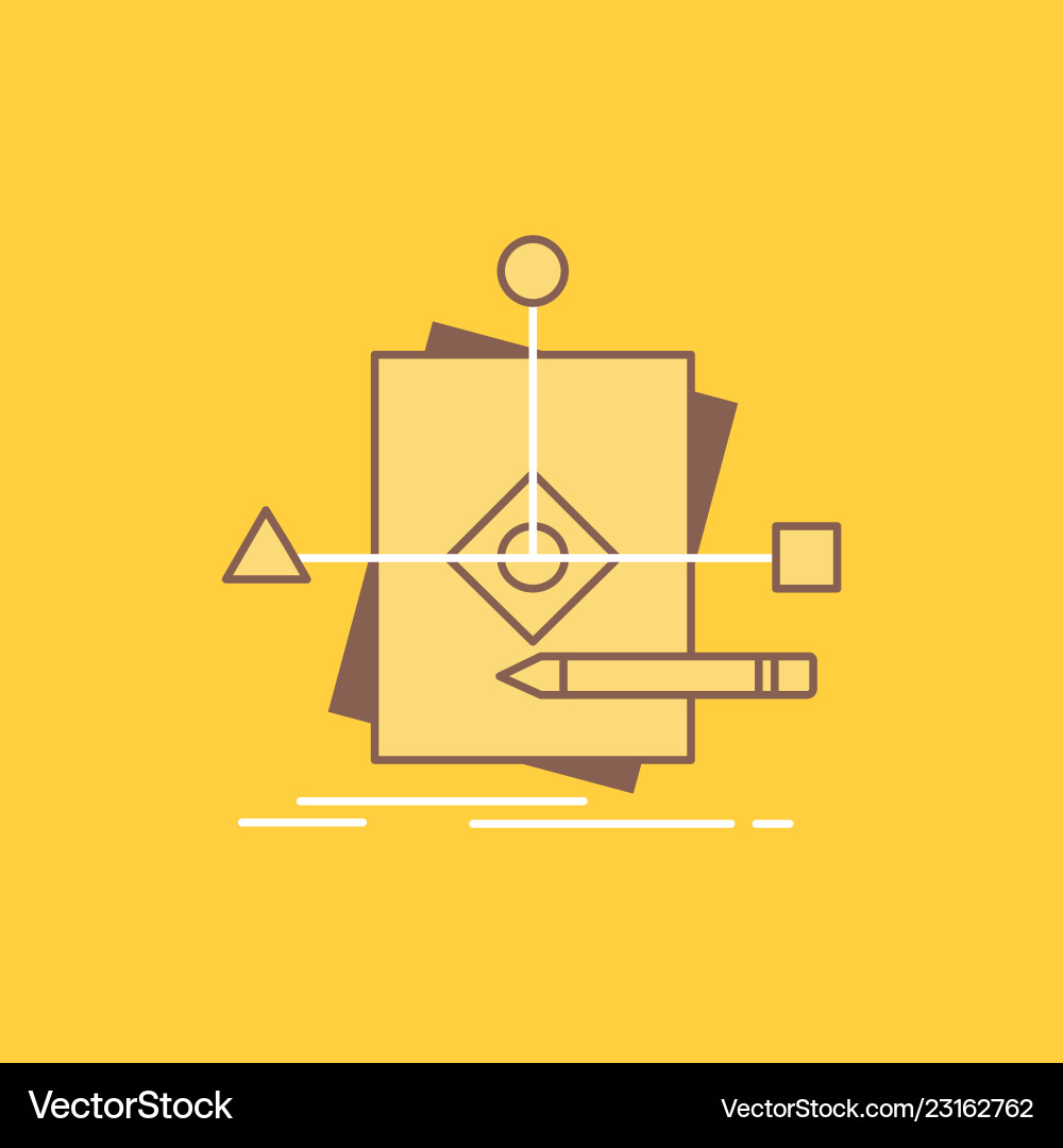 Algorithm business foretelling pattern plan flat Algorithm business foretelling pattern plan flat vector image